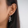 red silver dangle