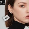 view model -Stylish Silver Freshwater Pearl Stud Earring by SIVYAA