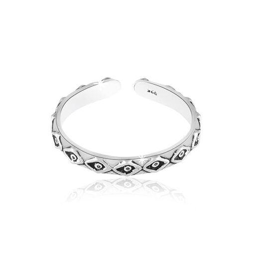 Diamond Motifs Toe Rings Band, 2cs, - Image 5