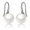 SIVYAA Fresh Water White Pearl Tiny Drop Dangle pure silver Earrings