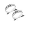 SIVYAA Trendy & floral-leaves pattern Oxidized Pure Silver Toe Ring Band