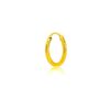 gold 2mm th 12mm round silver hoop_2