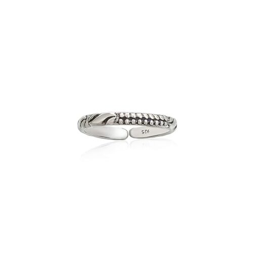 Dots n Waves Toe Ring Band , 2cs, - Image 5