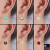 all colors -SIVYAA Classic Red Pearl Drop Hook Dangle Earrings
