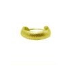edge view- men's diamond textured round curvish edge gold finish 13mm hoop bali earring